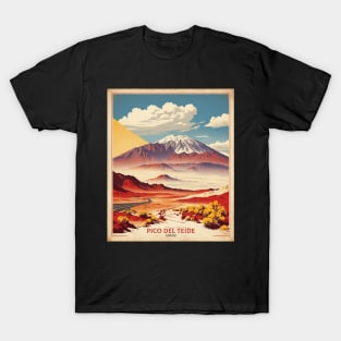 El Teide Spain Travel Tourism Retro Vintage T-Shirt